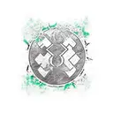 Borussia Moenchengladbach Logo in a destroyed style tattoo design idea