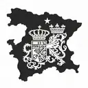 A tattoo design incorporating the flags of Spain and Poland in a creative and abstract way tattoo design idea
