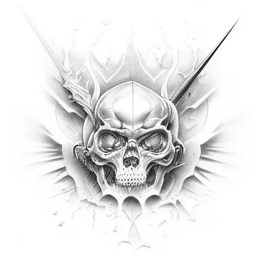 rest in peace tattoo design idea