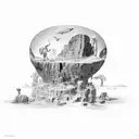 tumbstone with "Thomas Dentler" on it tattoo design idea