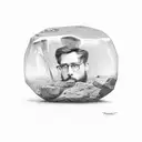 tumbstone with "Thomas Dentler" on it tattoo design idea