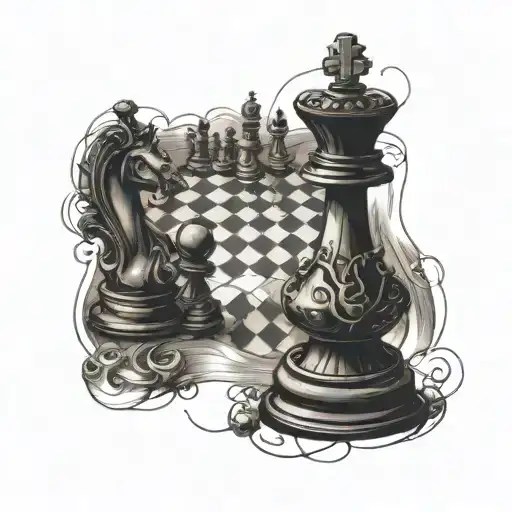 : there are more possible games of Chess  than there are atoms in the universe no  o tattoo design idea