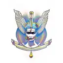 Égypte cleopatra  tattoo design idea