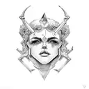 Gemini tattoo design idea