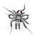 Spider tattoo design idea