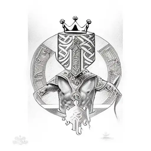 king baldwin iv tattoo design idea