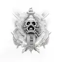 leper king tattoo design idea