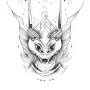 farmer pitchfork tattoo tattoo design idea