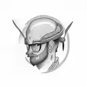 farmer  tattoo design idea