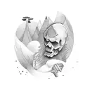 farmer  tattoo design idea