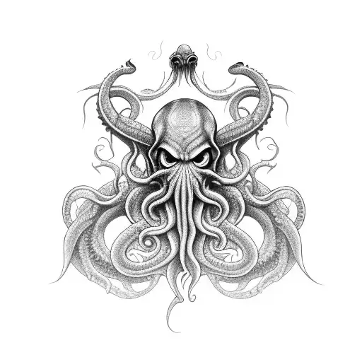 Cthulhu tattoo design idea
