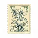 a stamp from massachusetts with a christmas cactus in it   tattoo design idea