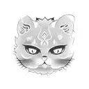 maneki neko tattoo design idea