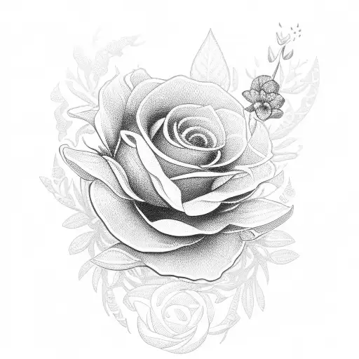 the name Aaliyah with larkspur flower beside it  tattoo design idea