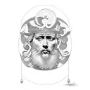 Marcus Aurelius Stoicism tattoo design idea