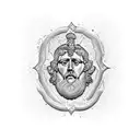 Marcus Aurelius Stoicism tattoo design idea