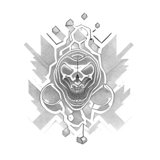 Symbolic representation of personal growth and overcoming obstacles tattoo design idea