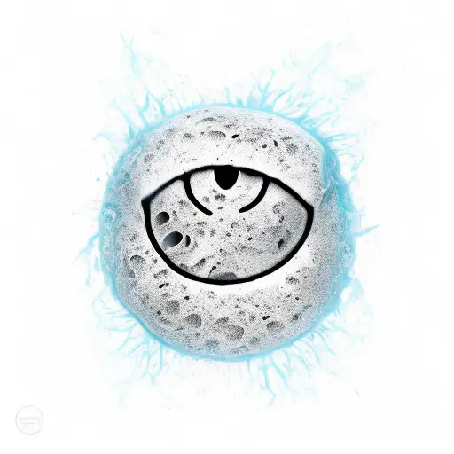 melted smiley face with x as eyes tattoo design idea