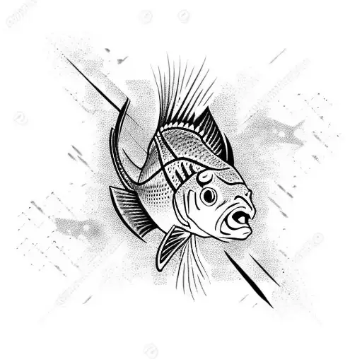 carp tattoo design idea