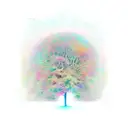 earthquaked tree tattoo design idea