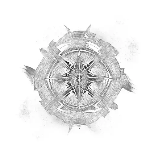 order in chaos tattoo design idea