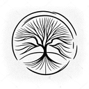 Tree of Life with birds flying from it tattoo design idea