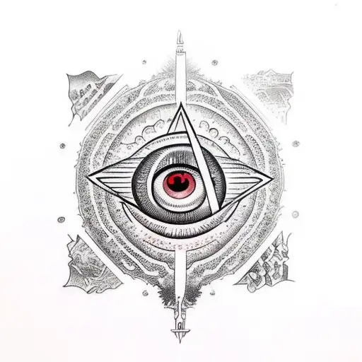 All Seeing Eye tattoo design idea