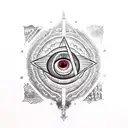 All Seeing Eye tattoo design idea