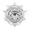 All Seeing Eye tattoo design idea