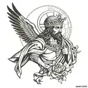 san judas tadeo tattoo design idea