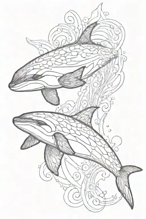 orca tattoo design idea