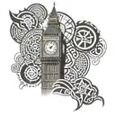 Big Ben, Jaolo tattoo design idea