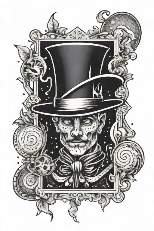 Magician Tarot Card  tattoo design idea