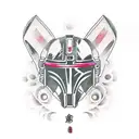 mandalorian tattoo design idea