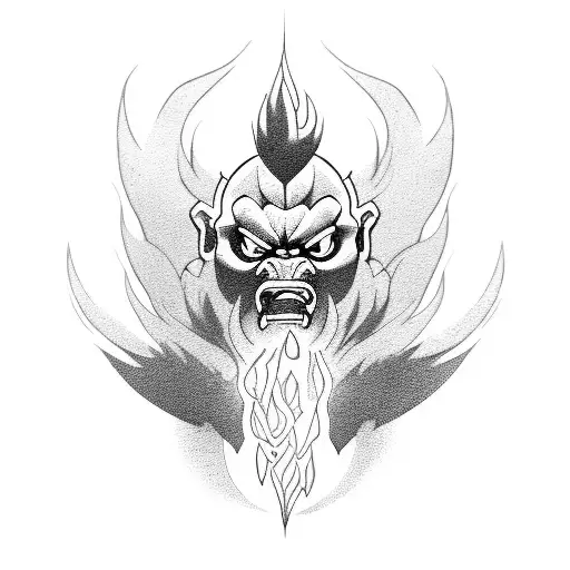 Infernape tattoo design idea