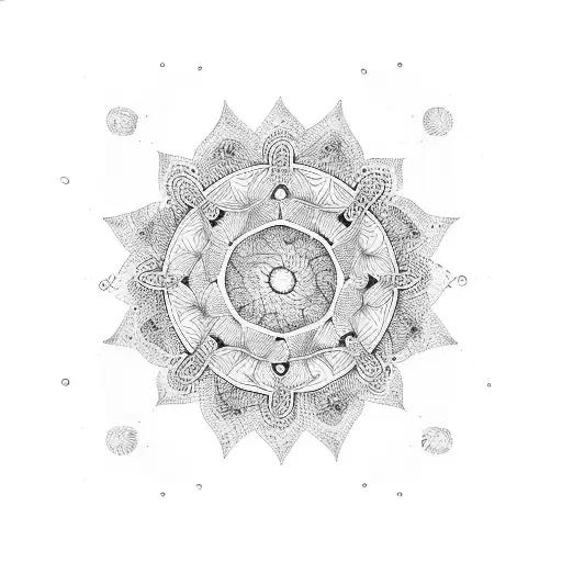 Mandala tattoo design idea