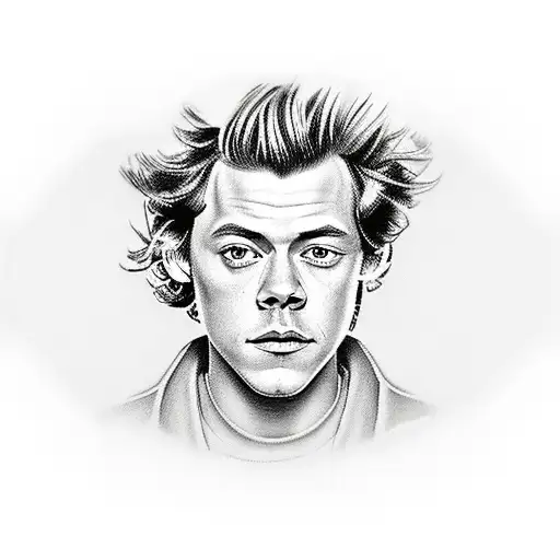 harry styles tattoo design idea