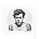 harry styles tattoo design idea