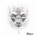 Zakaria name tattoo design idea