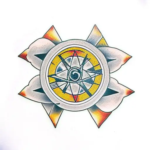 nuclear bomb tattoo design idea