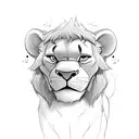 Disney nala simba young couple  tattoo design idea