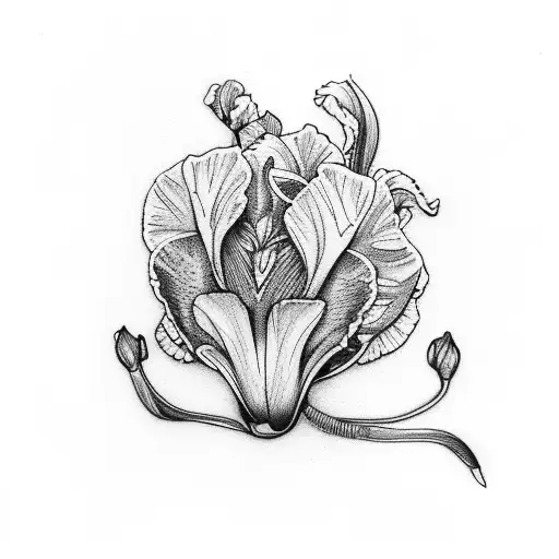 iris collier  tattoo design idea