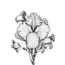iris  tattoo design idea
