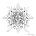 Snowflake  tattoo design idea