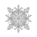 Snowflake  tattoo design idea