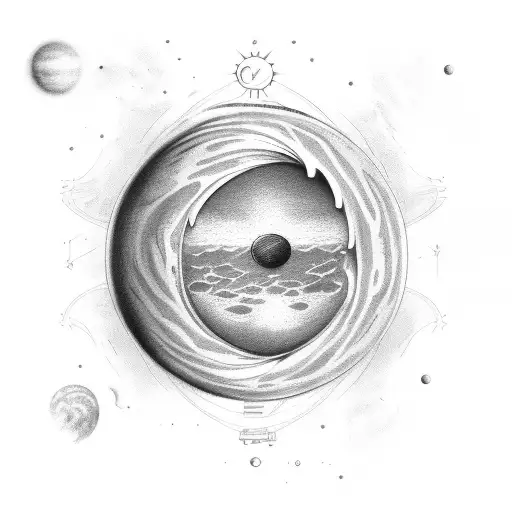 Planet Venus  tattoo design idea