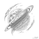 Planet Venus  tattoo design idea