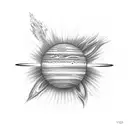 Planet Venus  tattoo design idea