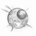 Planet Venus  tattoo design idea