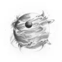 Planet Venus  tattoo design idea